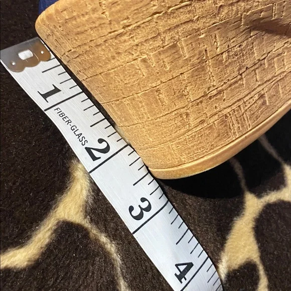 Italian Shoemakers Blue Denim Shania Wedges - Picture 9 of 11